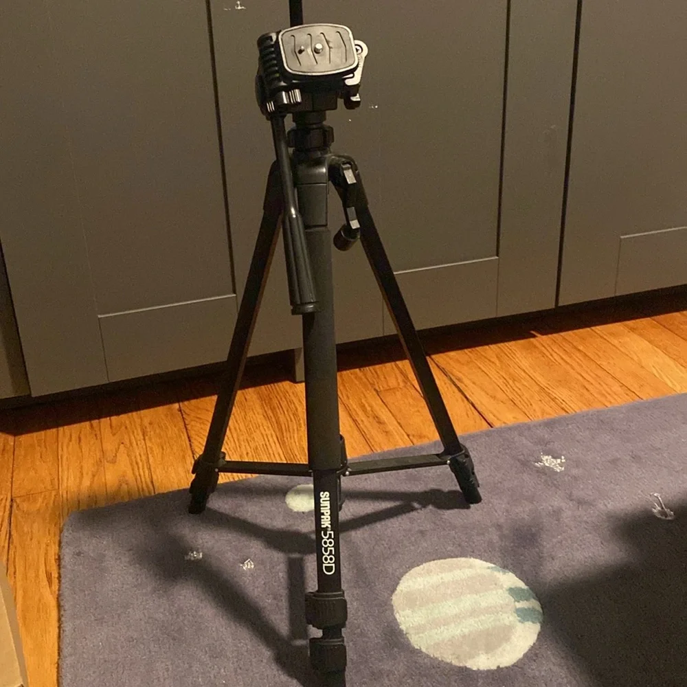Sunpak Platinum Plus by Sunpak 5858D Photo/Video Tripod (Black)
